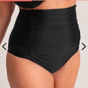 Shapermint NWT Black High Waisted Control Bikini Botyom XL 14/16 UPF 50